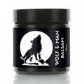 WOLF & MAN Balsam – Handgemachtes Styling für Bart und Haar, Tattoopflege, ohne Duftstoffe, 50ml