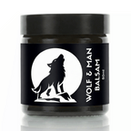 WOLF & MAN Balsam – Handgemachtes Styling für Bart und Haar, Tattoopflege, ohne Duftstoffe, 50ml