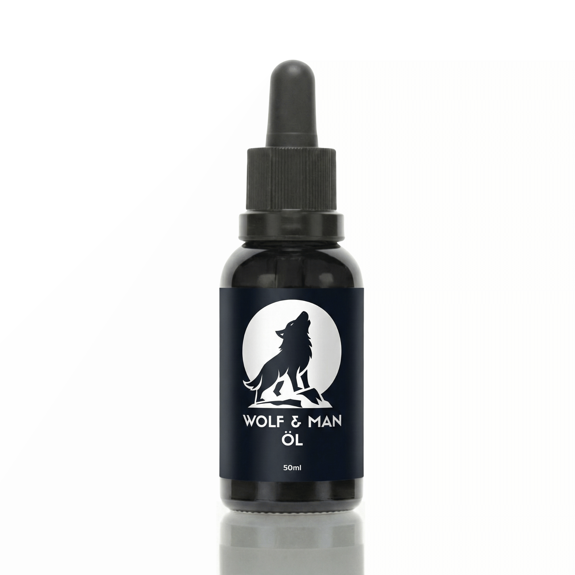 WOLF & MAN Öl – Natürliche Pflege für Bart, Haar und Tattoos, ohne Duftstoffe, 50ml